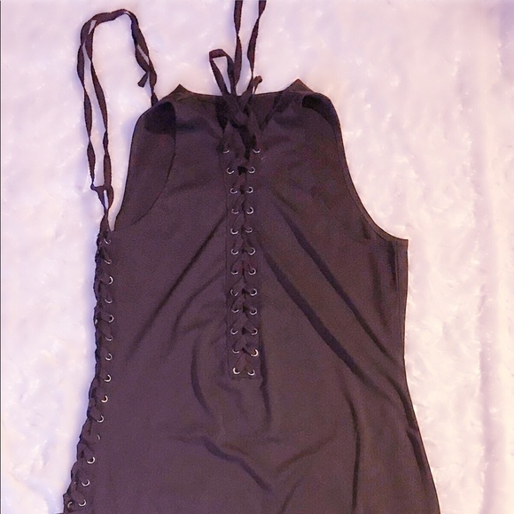 Strappy Bodycon Sheath Dress - Picture 3 of 4